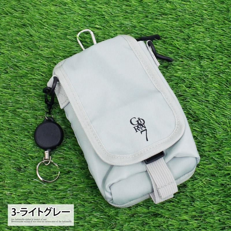 新品マルボンMalbonゴルフポーチ　ボール掛けバッグ　距離計　収納 Amazon.co.jp: ゴルフ ボールケース メンズ スマホ収納可能