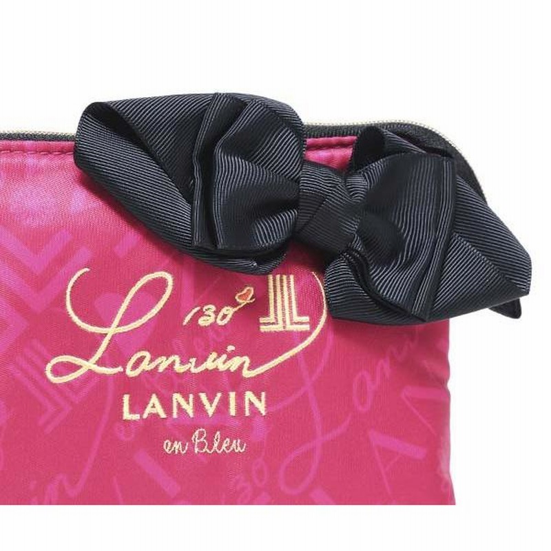 ランバンコレクション130周年記念ポーチ LANVIN en Bleu ランバン オン ブルー(LANVIN Bleu) 130周年