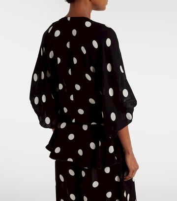 Adriana Degreas Polka-dot crop top