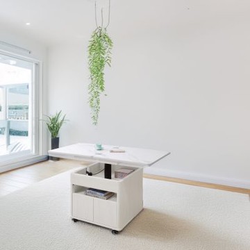 文創集 馬利亞2尺升降機能小茶几(桌面可展開＆可移動擺設))-60x60x58cm免組