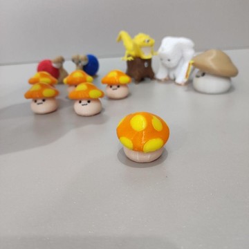 冒險島楓葉之谷花蘑菇手辦約25mm,高顏值爆款便宜抽象桌面新品