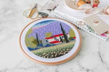 意大利橫向十字繡PDF花樣十字繡