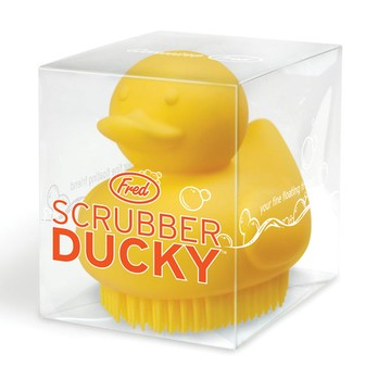 Fred & Friends｜Scrubber Ducky 黃色小鴨洗刷刷