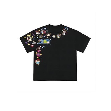 蠟筆小新潮牌卡通動漫穿搭設計感百搭上衣短袖T恤 男女同款夏季