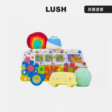 【LUSH 嵐舒】魔法校巴禮盒 泡澡禮盒(4款泡澡球/花香/木質/香草)