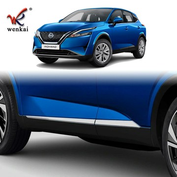 適用于日產22款新逍客改裝外車門電鍍防擦撞亮條 J12專用車身飾條