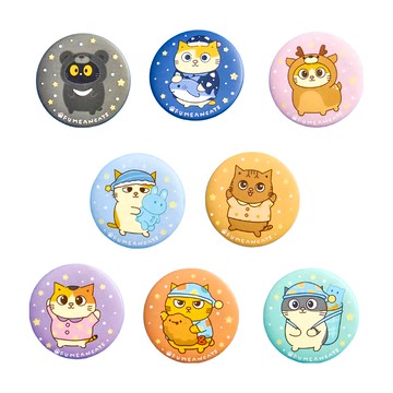 黃阿瑪的後宮生活 胸章全套8入  後宮夢之船