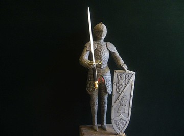 【老時光 OLD-TIME】早期二手歐美風格厚重鐵甲武士擺飾品