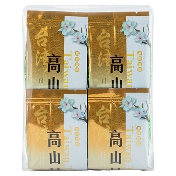喝茶閒閒 台灣清香高山茶葉 無焙火  150g  4包  1組