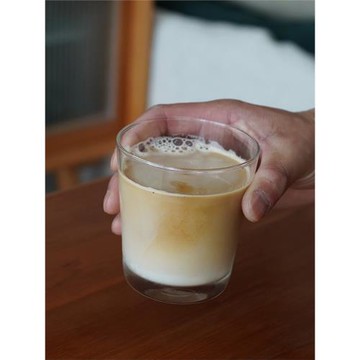 泰國Ocean 網紅餐廳透明玻璃杯簡約威士忌酒杯子冷飲拿鐵臟咖啡杯