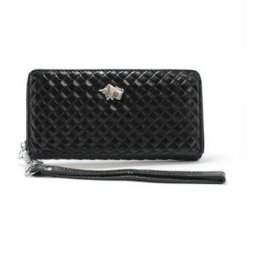 DRAKA 達卡 - 極致手感系列-真皮多功能長夾-菱格