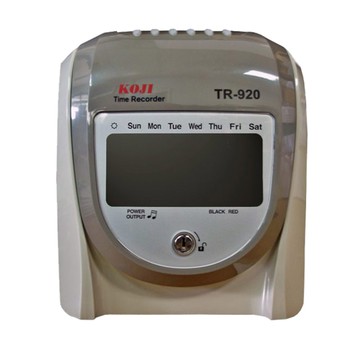 KOJI TR-920 六欄位 微電腦 LCD 打卡鐘