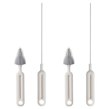 FaSoLa 奶瓶清潔刷套裝組  2套  白色