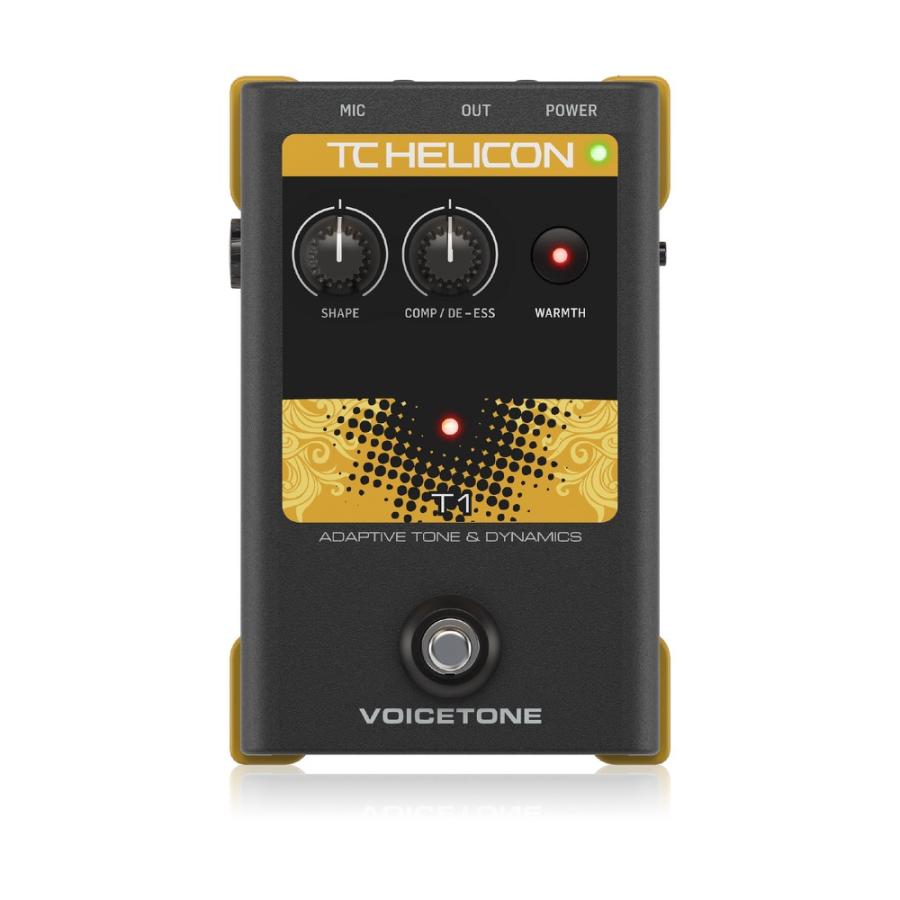 ボーカルエフェクター TCヘリコン TC-HELICON VoiceTone T1 ボーカル エフェクター  コンプレッサー イコライザー