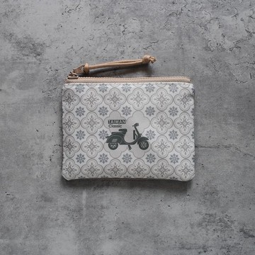 【桐鹿】海棠臺灣 零錢袋_經典偉士(典雅)