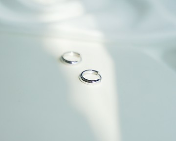 【ZUZU JEWELRY】圓圈開合易扣耳環｜簡約｜925純銀｜生日禮物