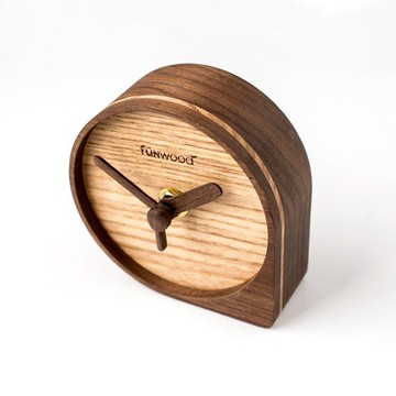 新婚擺飾- 實木水滴型時鐘