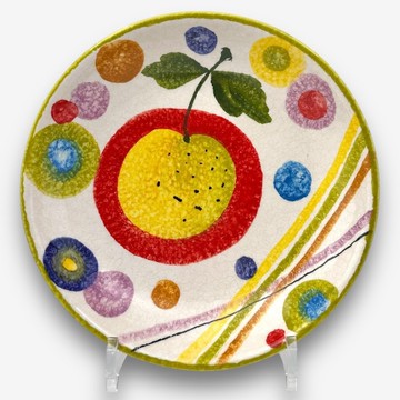 義大利手工陶-POP普普藝術 義大利麵盤 深圓盤 22cm