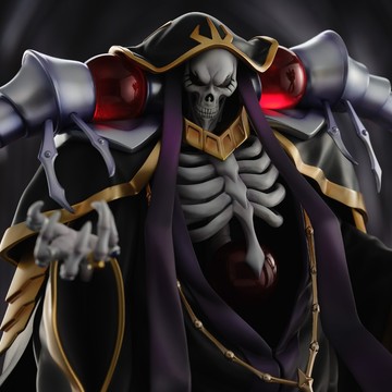 ☆ JB _TOYS ☆ 日版 OVERLORD 安茲·烏爾·恭 骨王 10週年紀念 so-bin PVC 完成品
