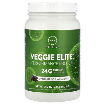 MRM Nutrition, Veggie Elite，性能蛋白質，巧克力摩卡，2.45 磅（1110 克）
