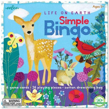 eeBoo 賓果系列 - Life on Earth Simple Bingo 基礎賓果遊戲