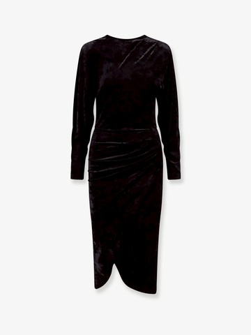 Chenille dress with frontal drapery - MARANT ETOILE - gender_Woman