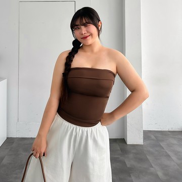 LULUS/PLUS/中大尺碼/萊賽爾加厚罩杯BRATOP平口背心４色【A01260513】260701