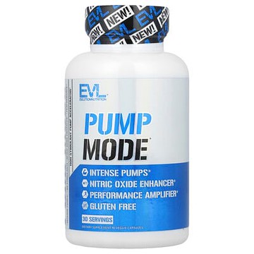 EVLution Nutrition, Pump Mode®，90 粒素食膠囊