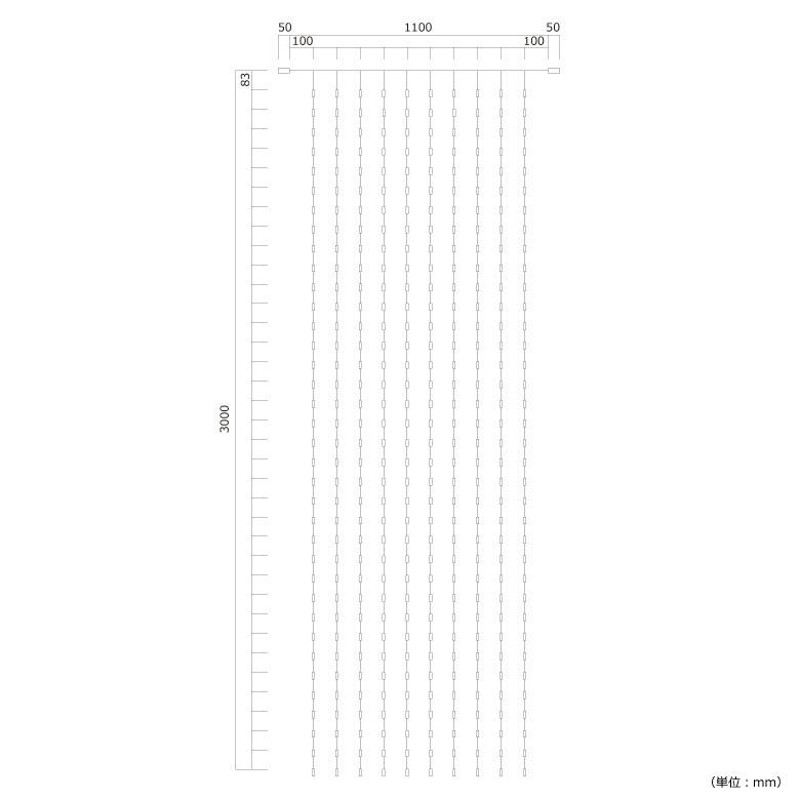 クーポン付 業務用 プロ仕様 イルミネーションライト LED 360球 1.2×3m