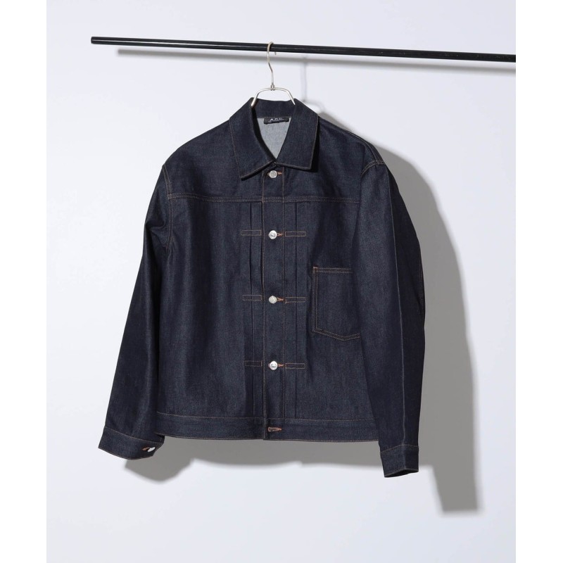 A.P.C. × BEAMS LIGHTS / 別注 ライトオンス デニム ジャケット | LINE