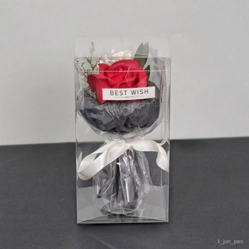 臺灣🚍8H出🉑永生花迷你口袋見麵小花束玫瑰嚮日葵滿天星伴手禮盒生日禮物裝飾