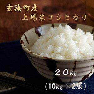 ふるさと納税 佐賀県玄海町産こしひかり 上場米 20kg 佐賀県玄海町