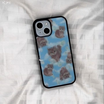 韓系ins甜美復古少女貓咪適用iphone17pro/17promax保護殼161514131211蘋果手機殼