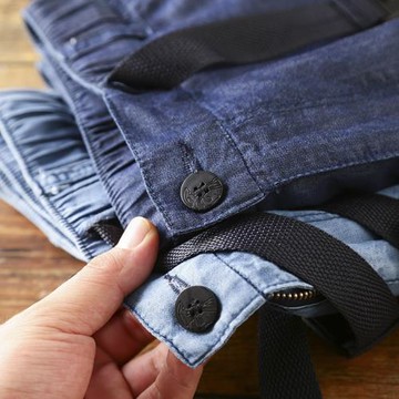 配腰帶！外貿男裝尾貨夏季超薄寬松天絲透氣涼快牛仔短褲松緊腰潮