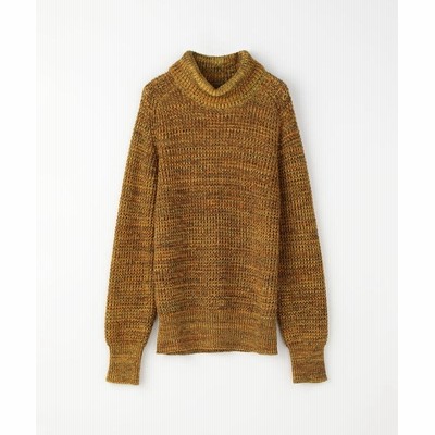 Caban コットンカシミヤワッフルmix タートルネックプルオーバー メンズ 54グリーン系 通販 Lineポイント最大get Lineショッピング