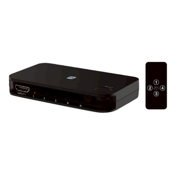 PX 大通 HDMI 4進1出切換器 支援HDMI 2.0/Ultra HD 4k影像標準(3840 x 2160 @60Hz) 遠端紅外線遙控  HD2-417  1個