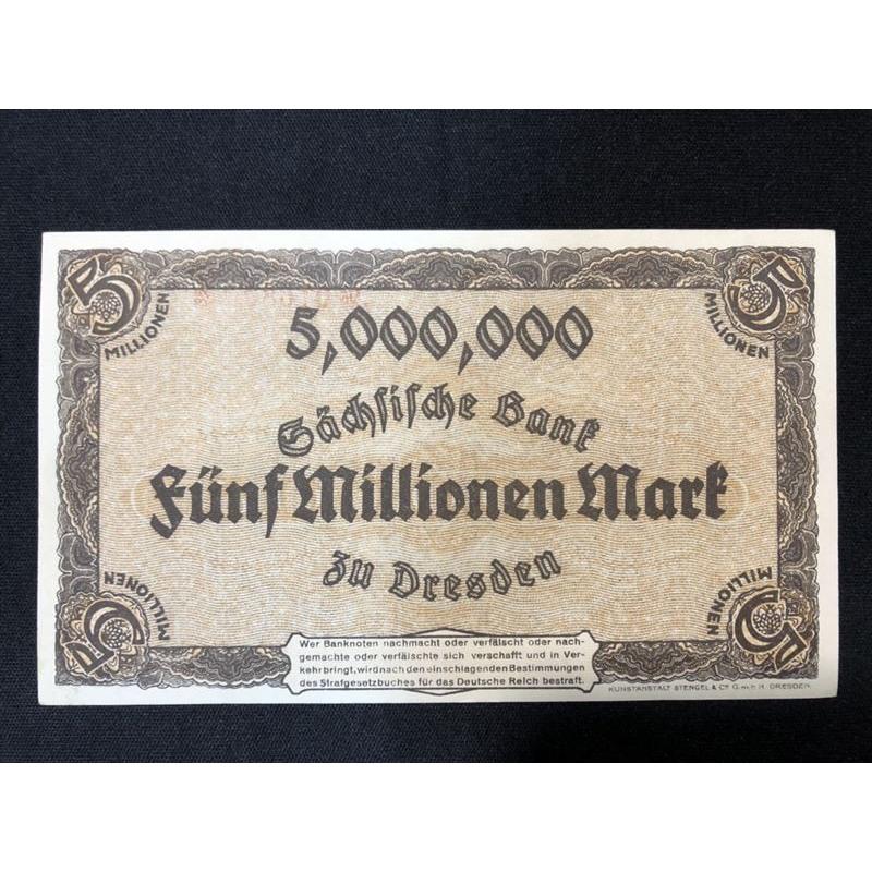 500万マルク ドイツ インフレ紙幣 インフレ 実物 ハイパーインフレ a1