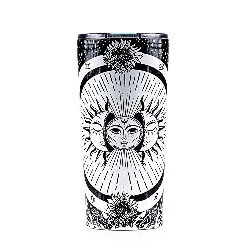 Greenline Goods Tarot Insulated Tumbler 20 oz Metal Drink Cup With Slide