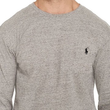 Ralph Lauren 長袖 T恤 素面 灰色 324