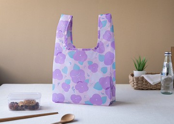 【牽牛花-購物袋】環保提袋 / 可摺疊收納