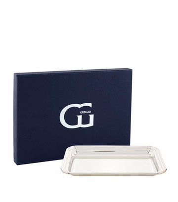 Greggio Silver Plated Georgian Rectangular Tray