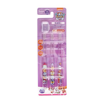 日本 Skater 3-5歲兒童牙刷-透明汪汪隊 3入 (JN407)