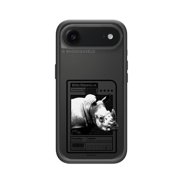 iPhone Air Mod NX -邊框背蓋組合 (相機按鈕) 黑 - RHINOSHIELD X Taipei Zoo - 白犀牛：限量卡牌