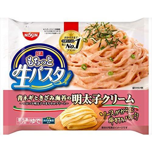 [冷凍]日清 もちっと生パスタ明太子クリーム 270g×14個