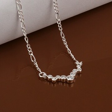 925純銀腳鍊鑲鑽銀飾-甜美優雅精美大氣生日母親節禮物女飾品73ci16【獨家進口】【米蘭精品】