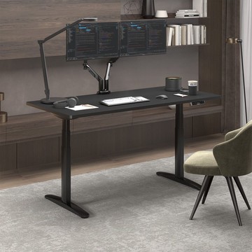 【升級款】Flexispot 三節 磁吸式收納 電動升降桌 140*70桌組