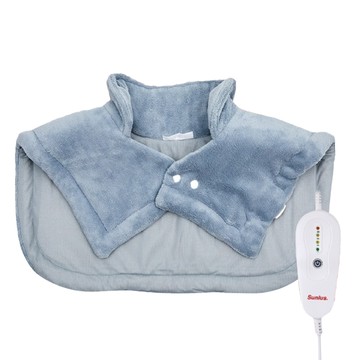 Sunlus 三樂事 肩頸熱敷柔毛墊 SP1213 50 x 50cm  MHP1010  藍灰色