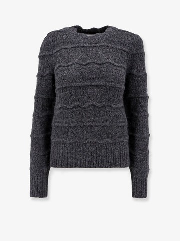 Alpaca blebd sweater with embroideries - MARANT ETOILE - gender_Woman