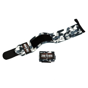 零到英雄健康迷彩腕托簽名黑色迷彩兩件套  8 x 45cm  1組  黑色迷彩
