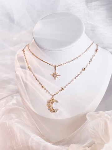 星月設計款雙層頸鏈